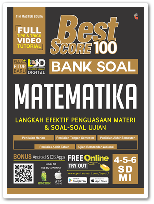 Buku Best Score 100: Bank Soal MATEMATIKA SD 4-5-6