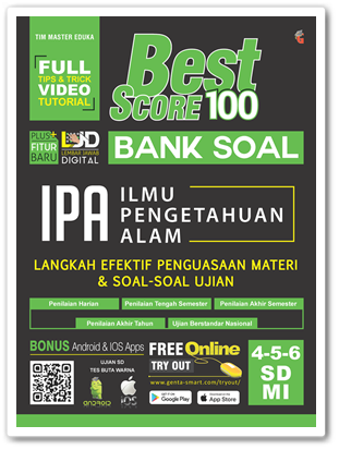 Buku Best Score 100: Bank Soal IPA SD 4-5-6