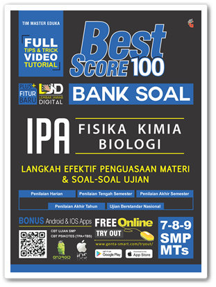 Buku Best Score 100: Bank Soal IPA SMP 7-8-9